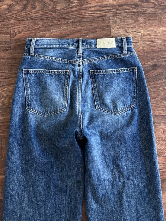 Pistola Ryder High Rise Cuffed Straight Jeans Fulton 26 - Picture 10 of 14